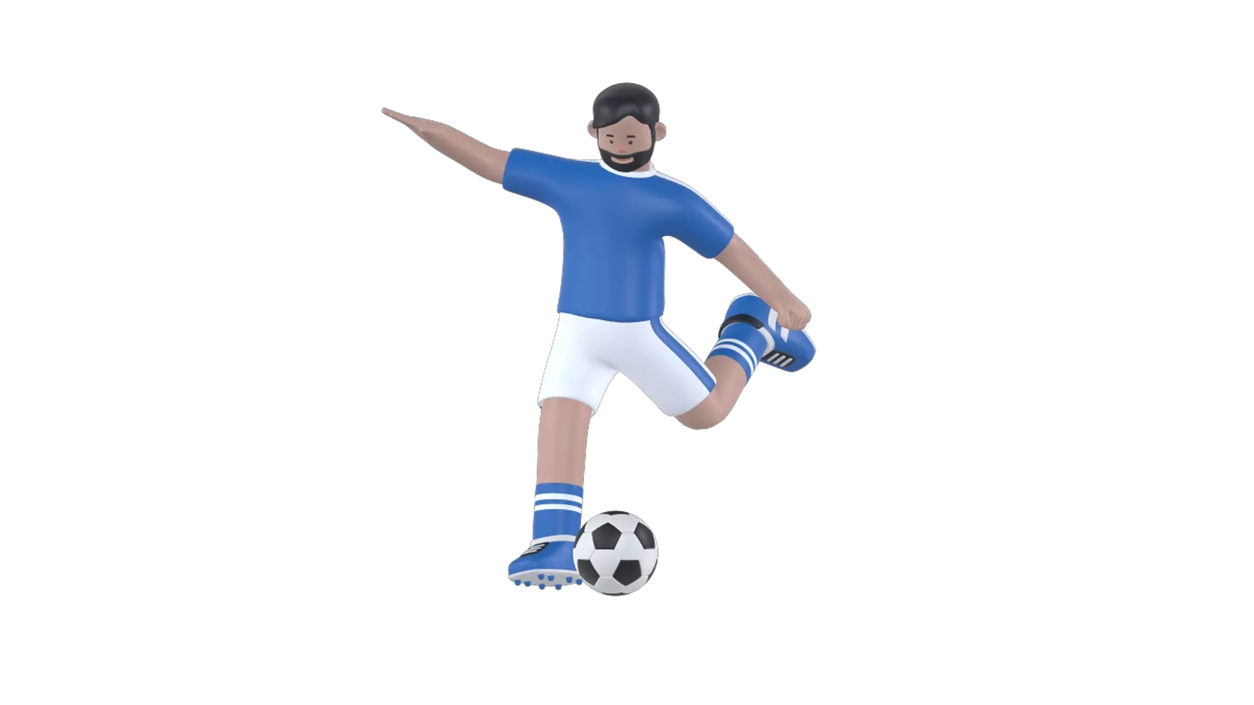 Soccer Player Kicking  3d model--e15a4eef-78e0-4ce9-9b85-c9f9f079e351