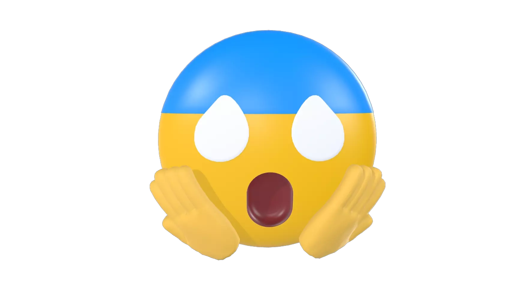 Scream Emoji 3d model--73a6ead8-1fbf-4b41-8ea6-990fc464c109