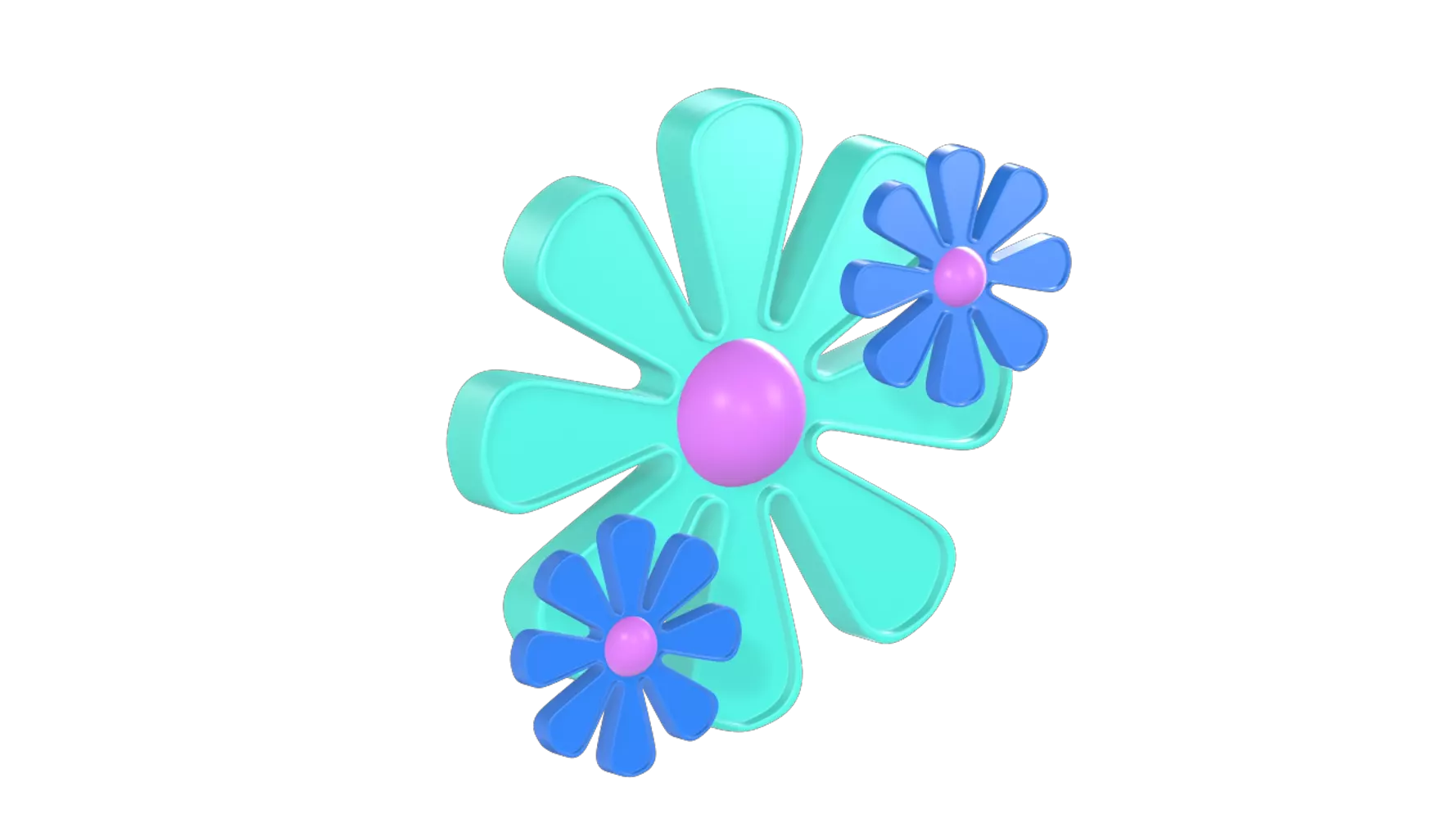 Flowers 3D Graphic