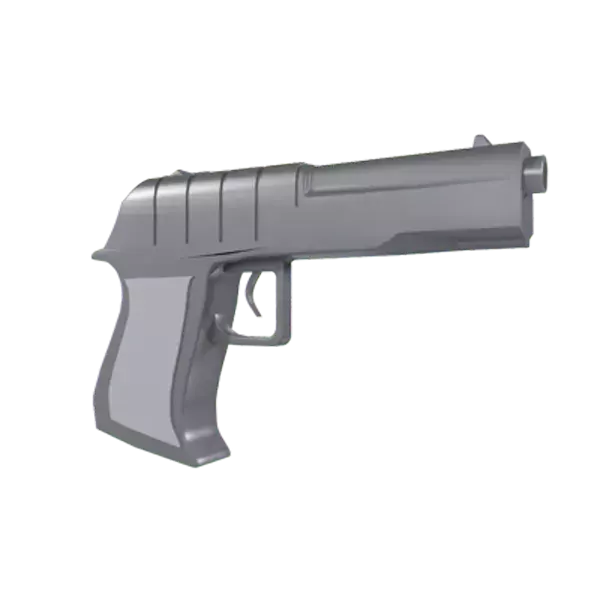 Pistol 3D Graphic