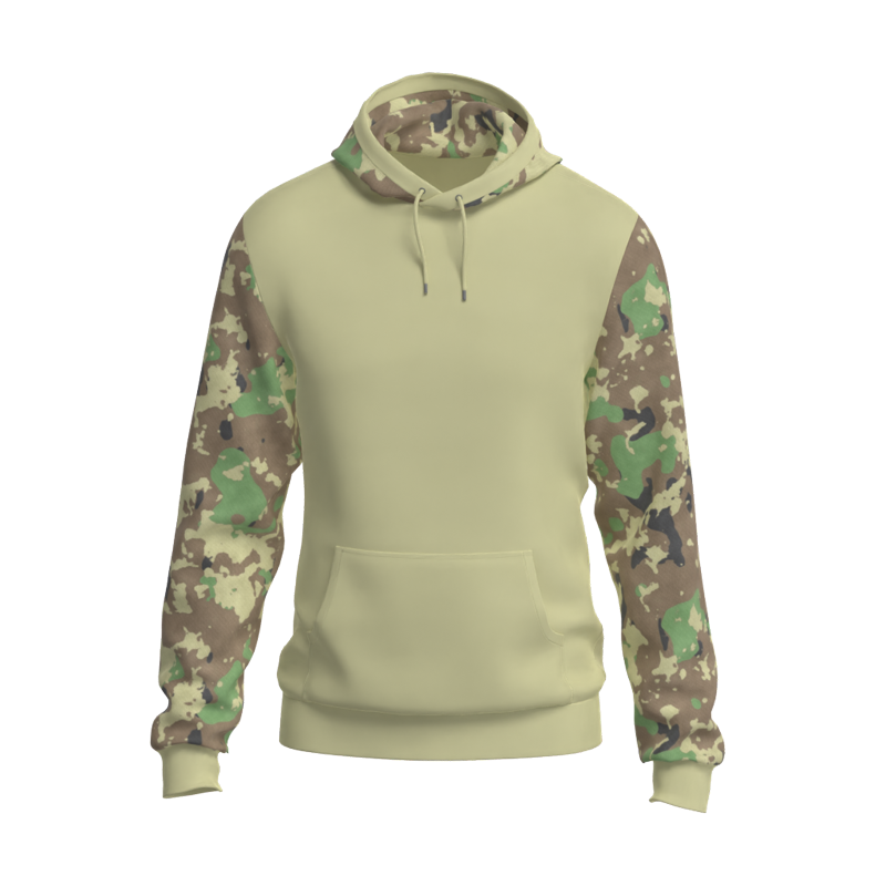 Men Camo Hoodie Pocket 3D Mockup 3D Graphic