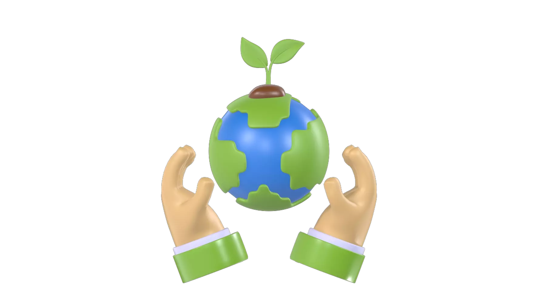 Save The Environment 3D Graphic