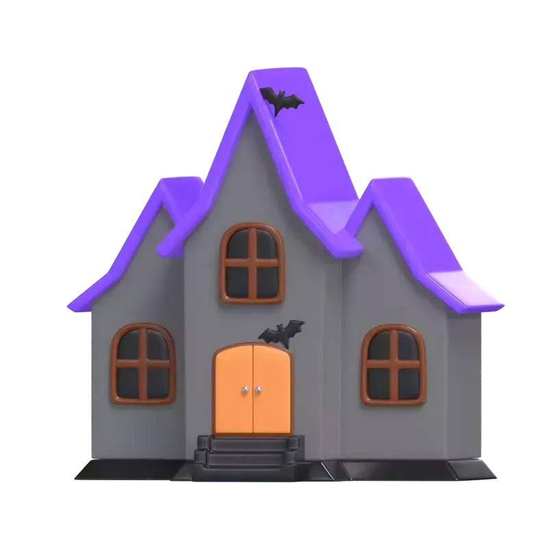 Haunted House 3D Graphic
