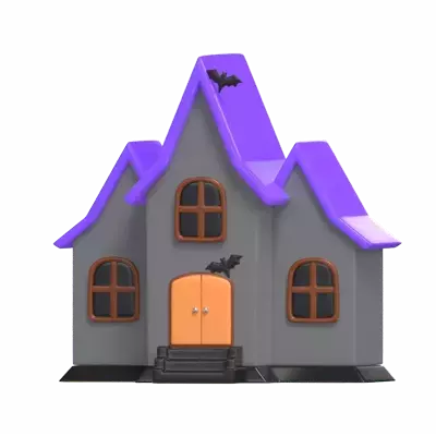 Haunted House 3D Graphic