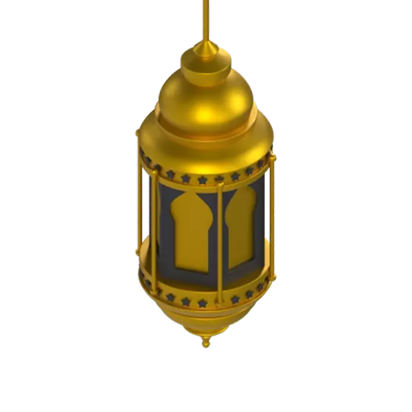 Islamic Lantern 3D Graphic