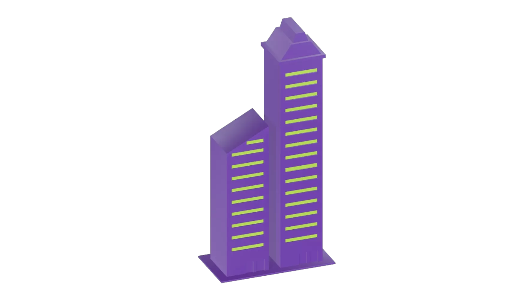 Buildings 3D Graphic