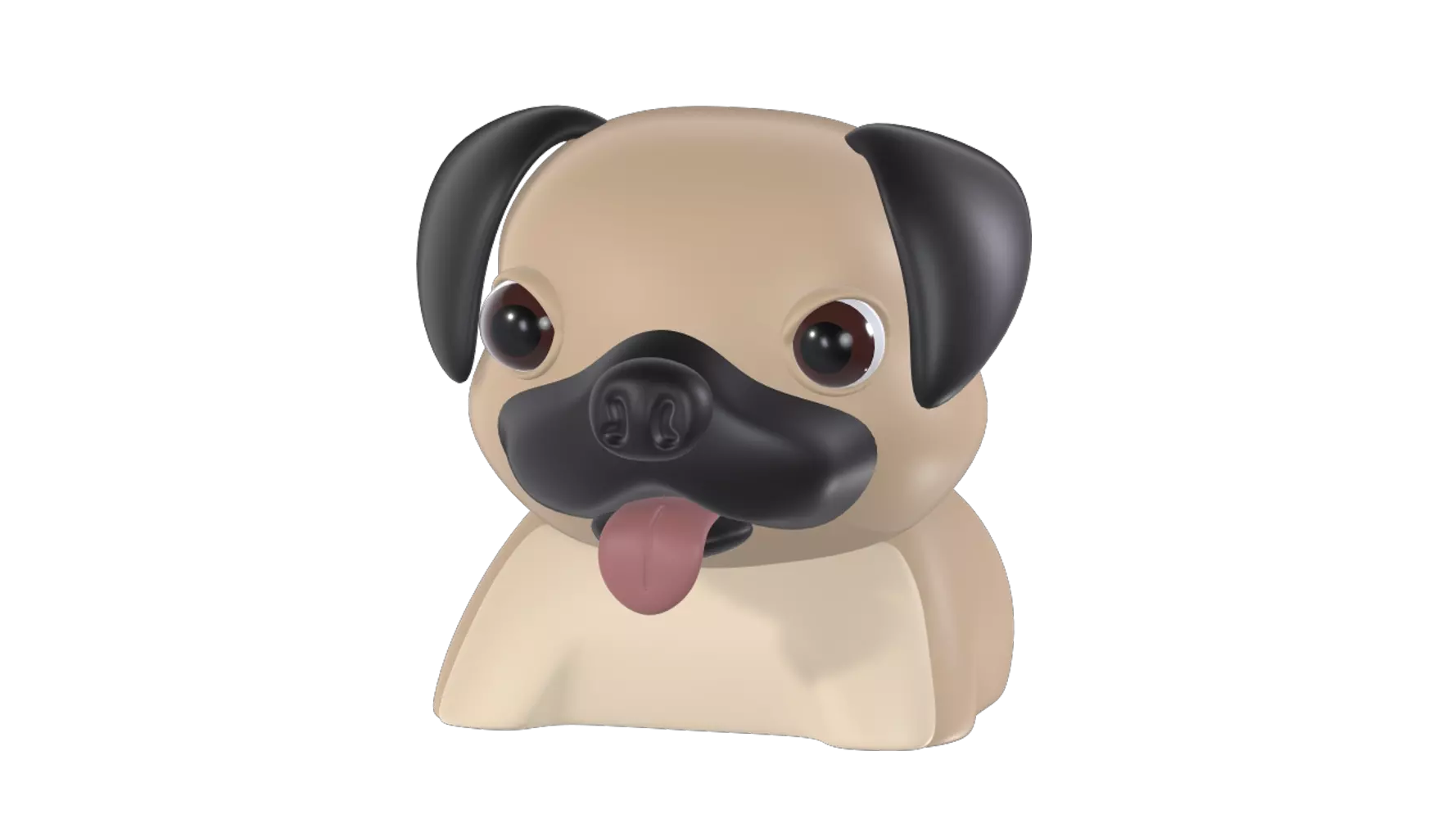 Mops 3D Graphic