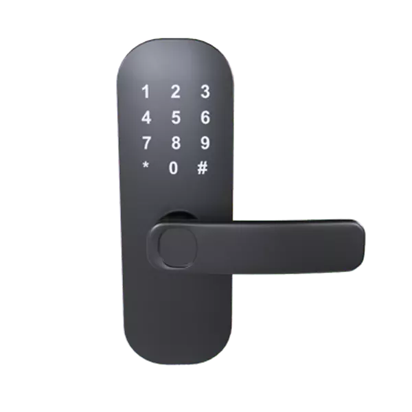Smart Home Door Lock 3D Graphic