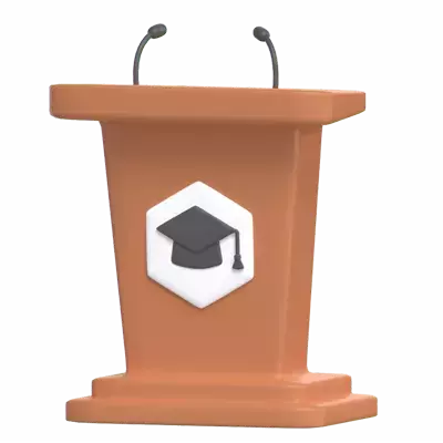 Lectern 3D Graphic