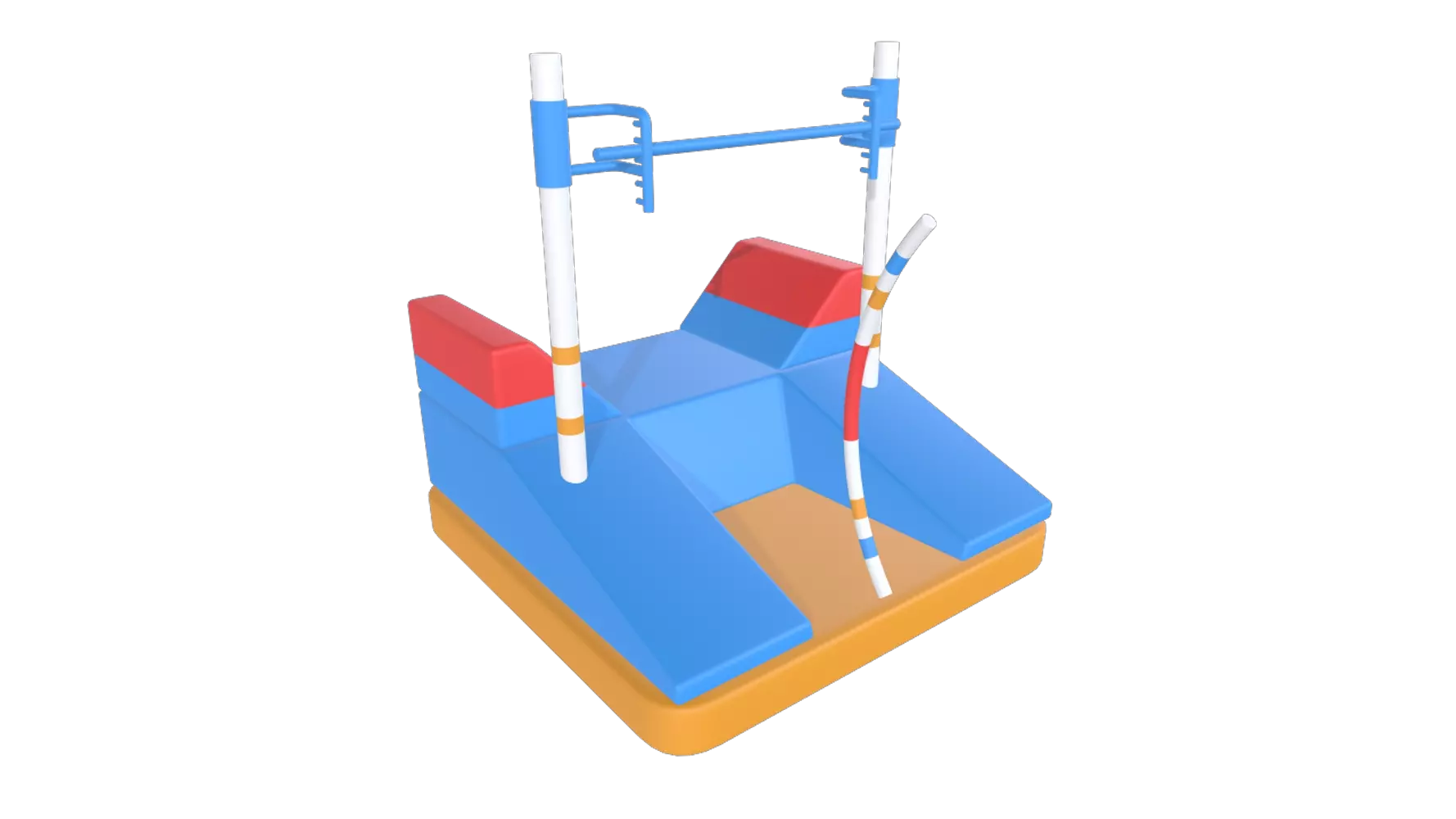 Pole Vault 3D Graphic