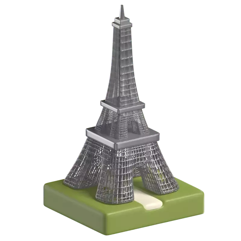 Eiffelturm 3D Graphic