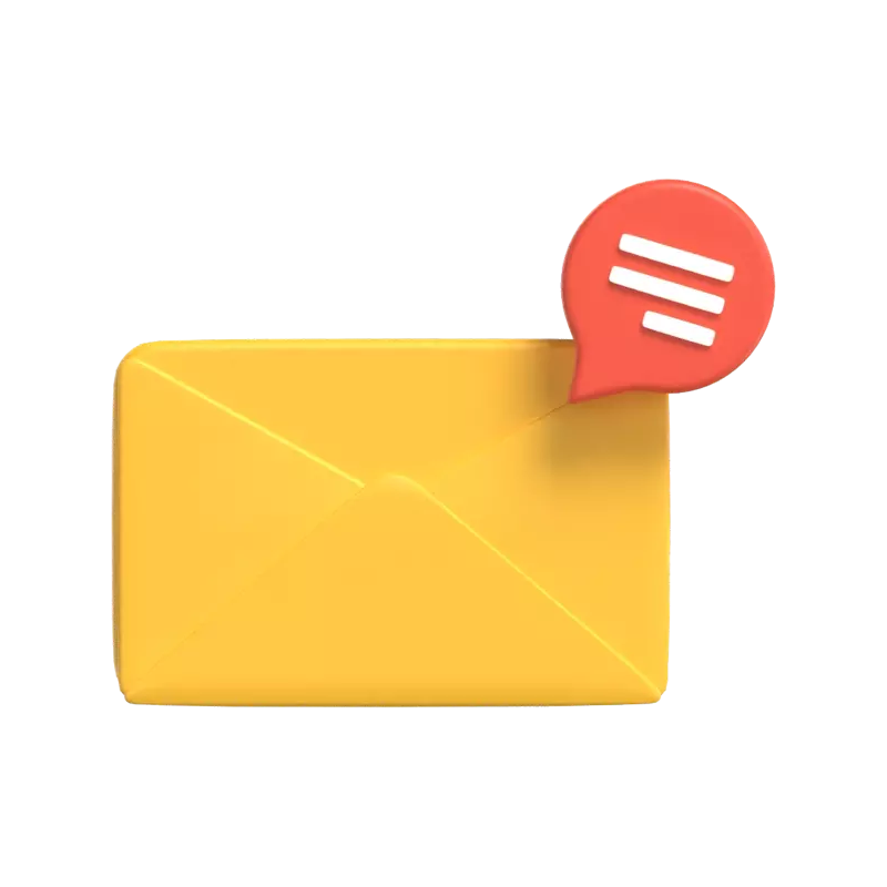 Envelope 3D Graphic