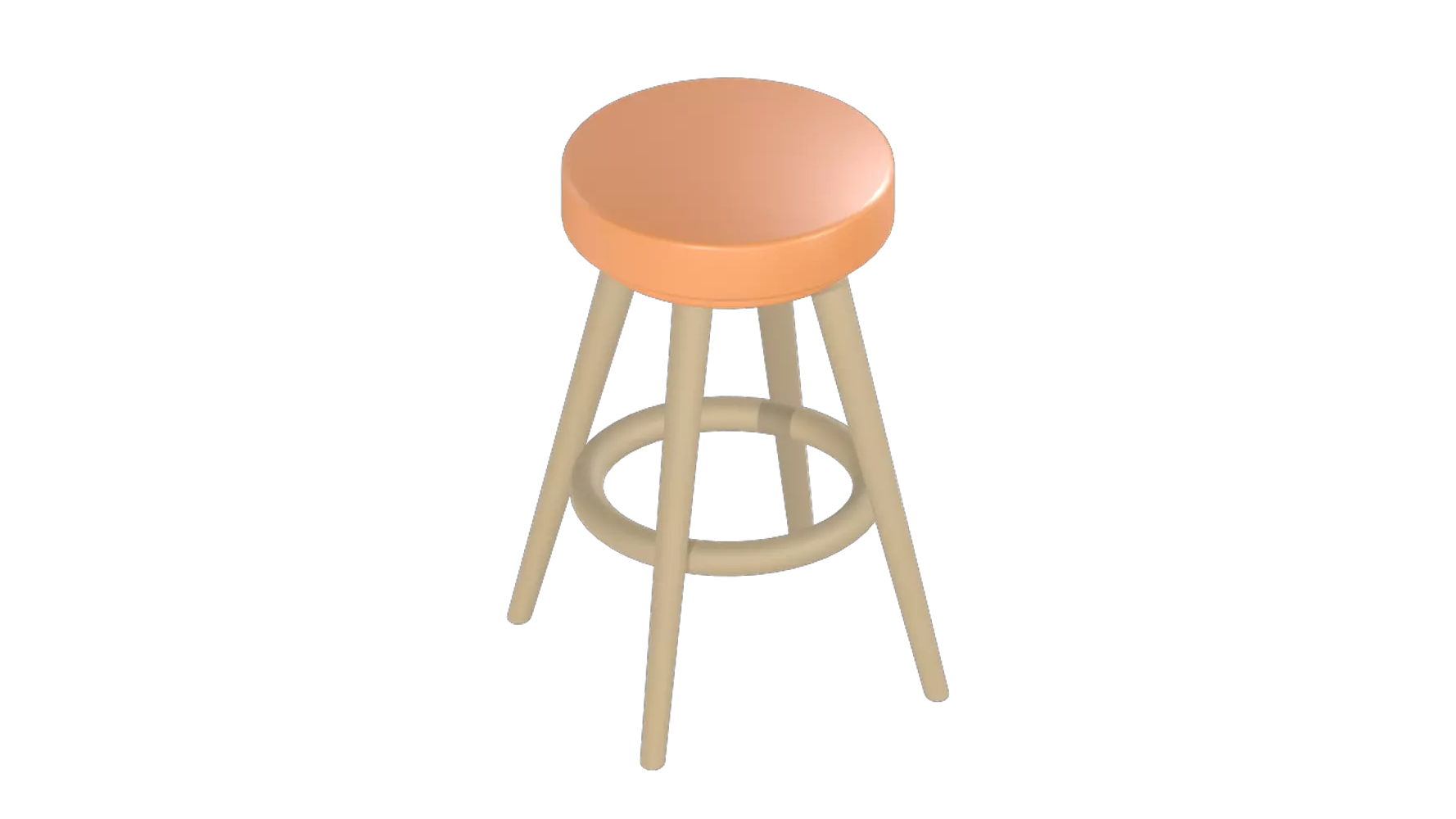 Coffee Chair 3D Graphic