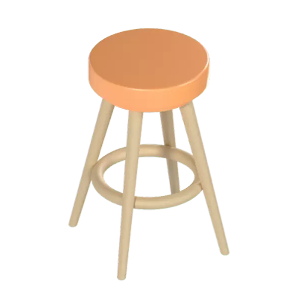 Coffee Chair 3D Graphic