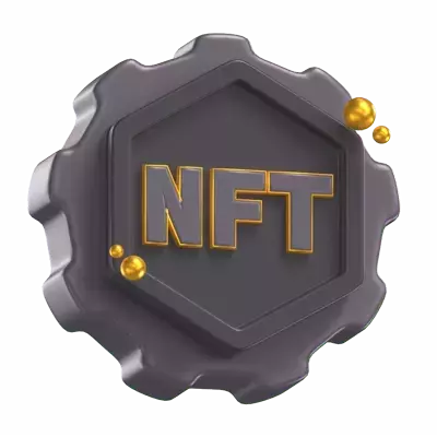 NFT Setting 3D Graphic