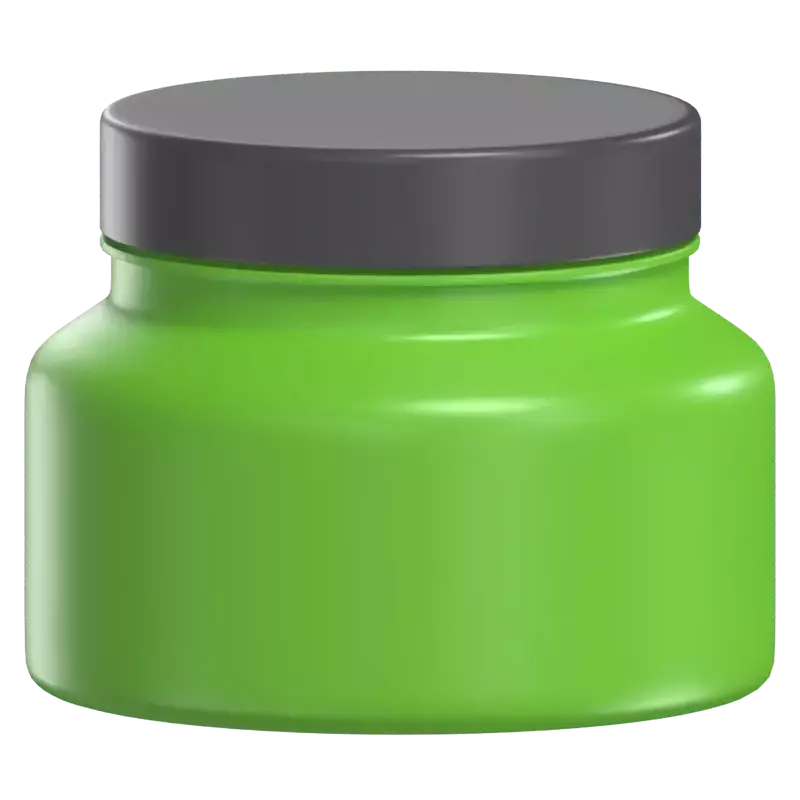 Plastic Jar 3D Graphic