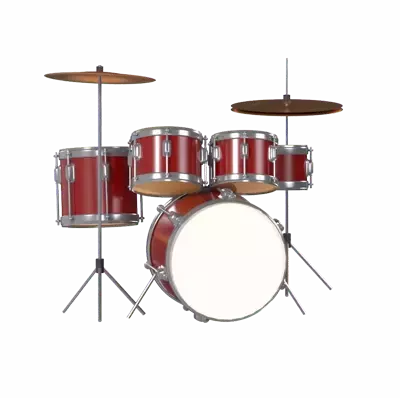 Drum 3D Graphic