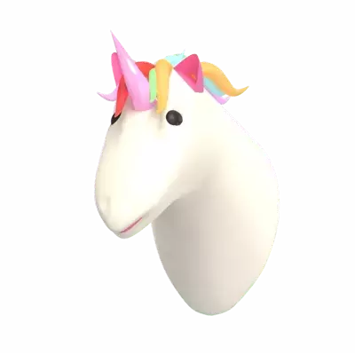 Unicorn 3D Graphic