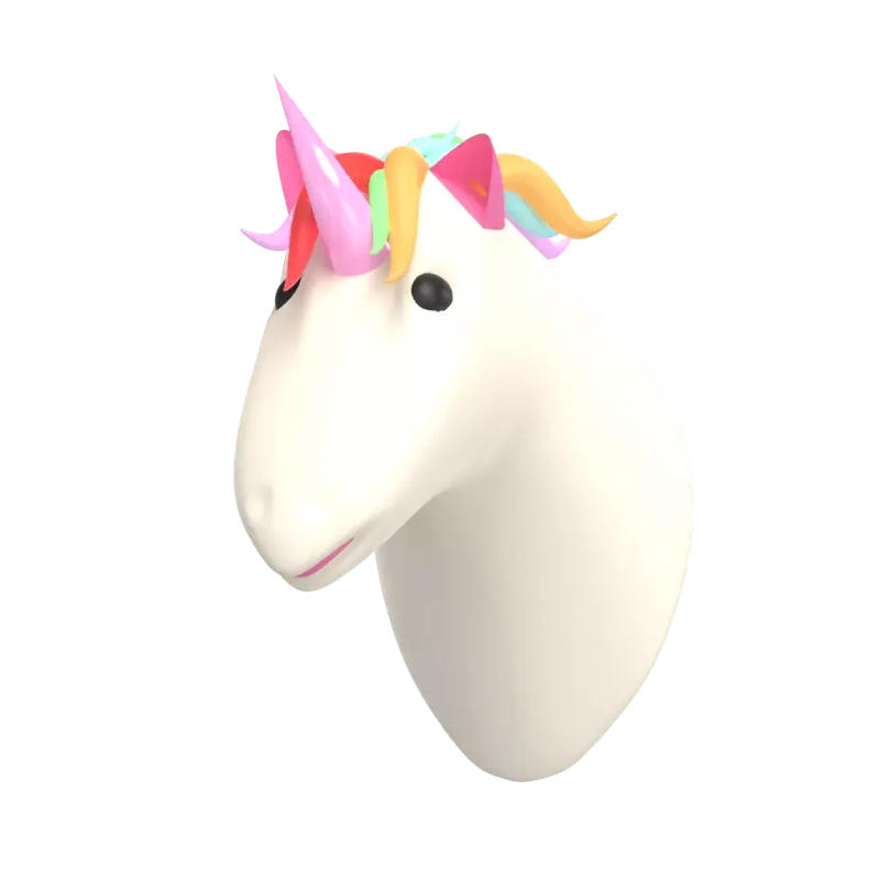 Unicorn 3D Graphic