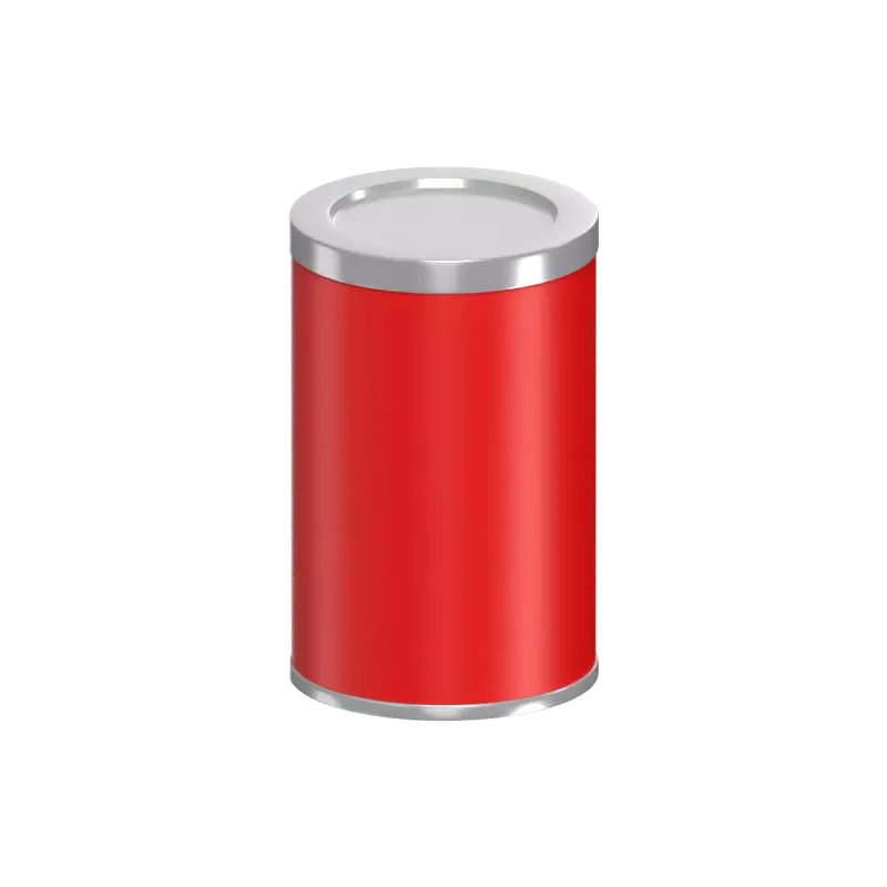 3D Tin Coffee Can Model 3D Graphic