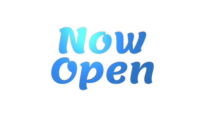 Now Open 3D Graphic