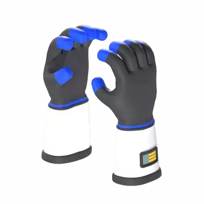 Space Gloves 3D Graphic