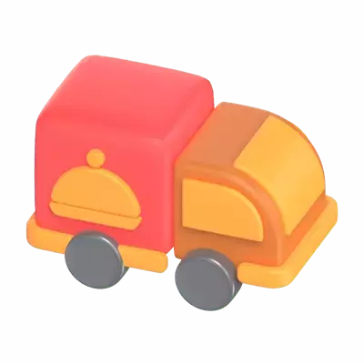 Food Truck 3D Graphic