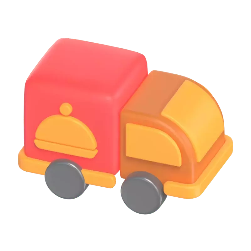 food truck 3D Graphic