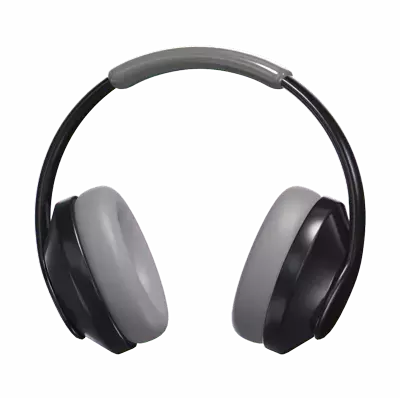 3D Headphone Model Sound Experience 3D Graphic
