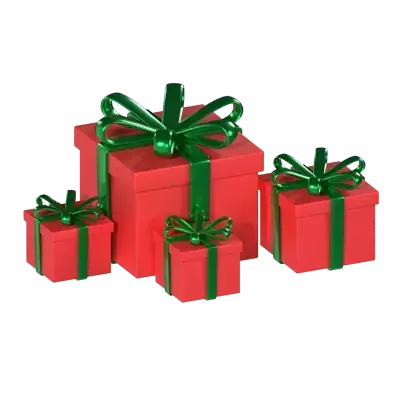 Christmas Gifts 3D Graphic