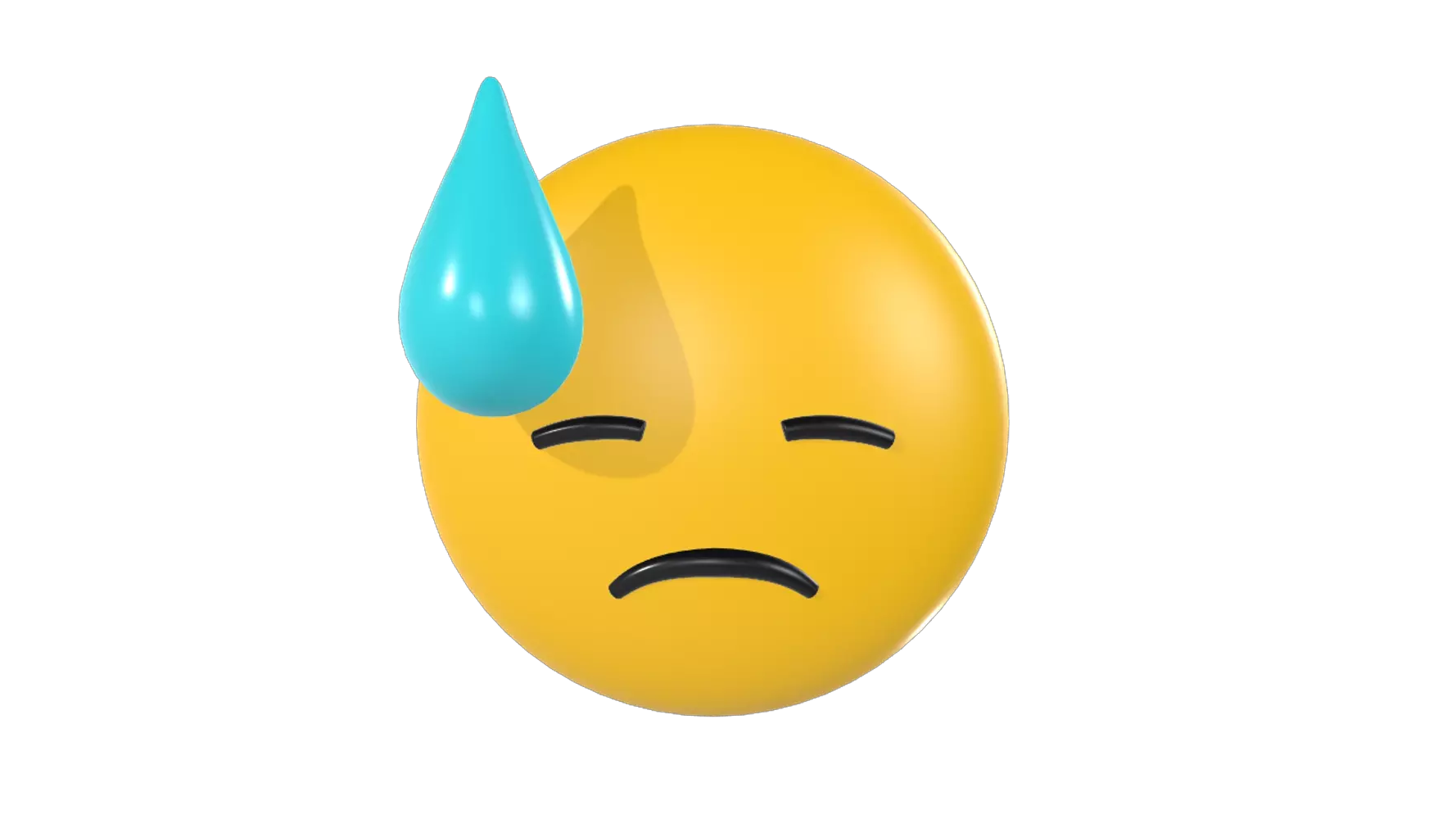 Sweat Emoji 3d model--c2a2b968-79c0-4ed7-8bf5-e936c84b4a81