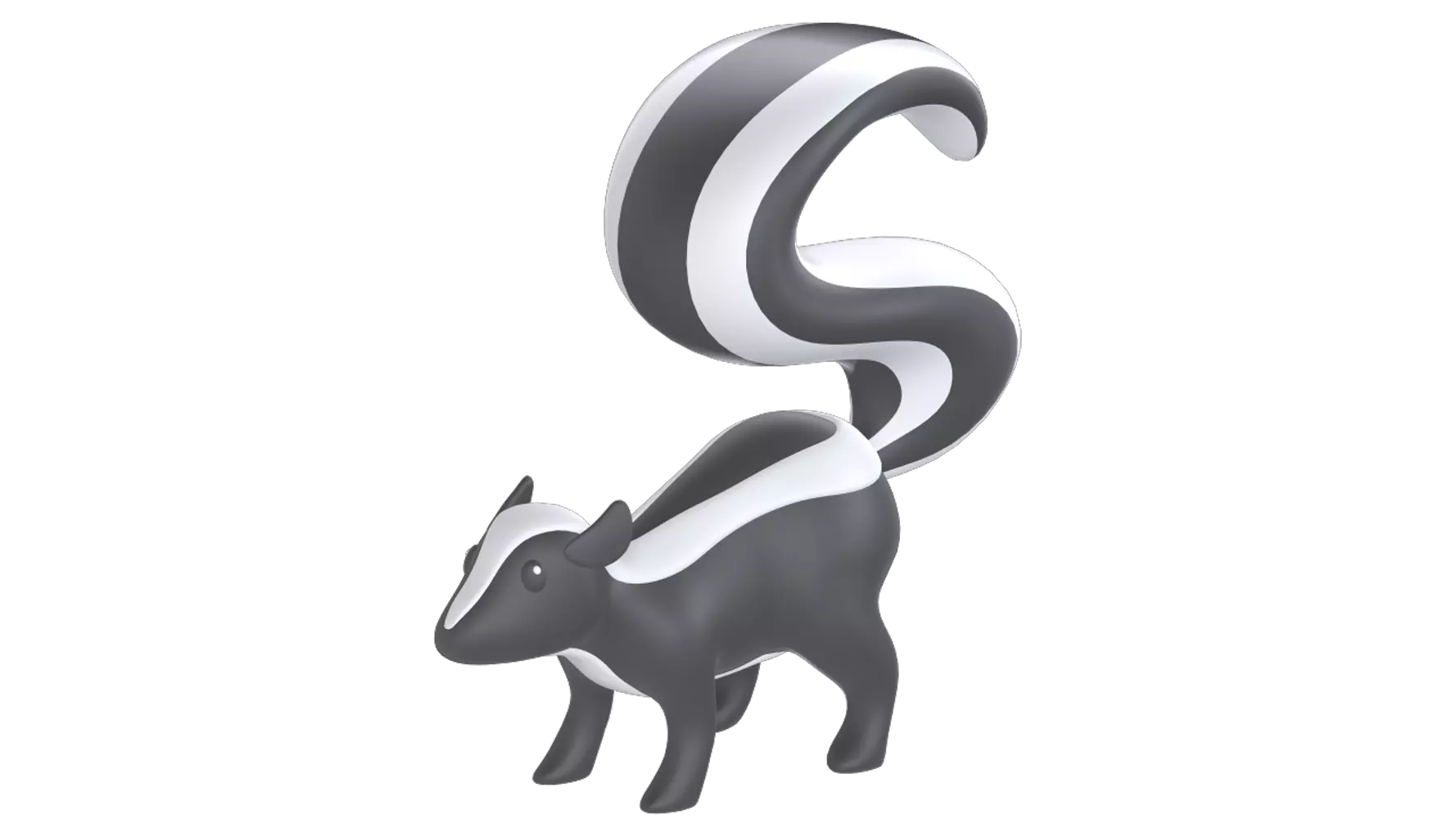 Skunk 3D Graphic