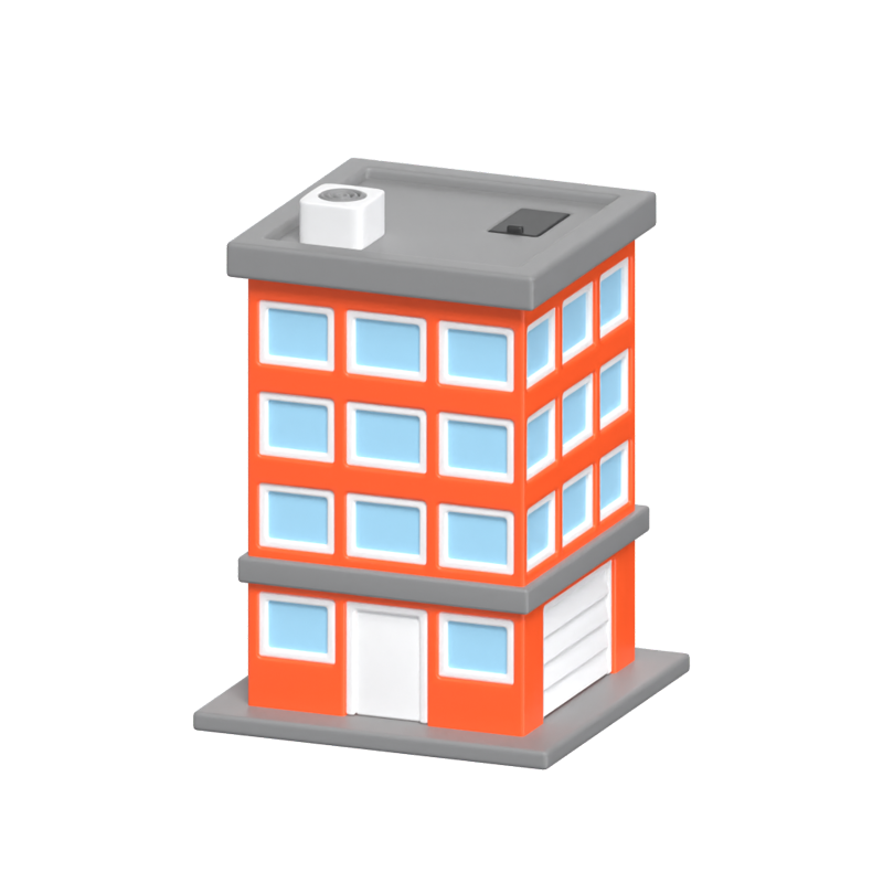 Office Building 3D Model For Office Work 3D Graphic