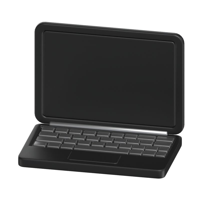 3D Laptop Exploring Technology With Visual Precision And Innovation 3D Graphic
