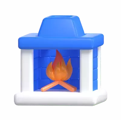 Fireplace 3D Graphic