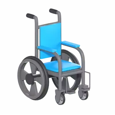 Wheelchair 3D Graphic