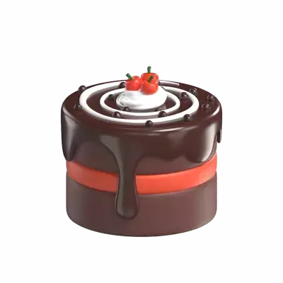 Cake 3D Graphic