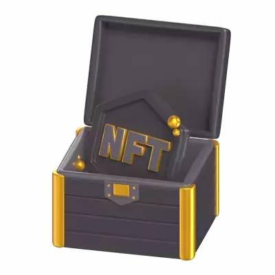 NFT Box 3D Graphic