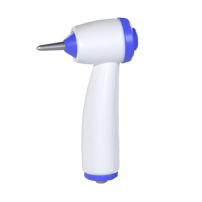 Dental Drill 3D Graphic