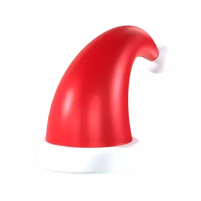 Santa Claus Hat 3D Graphic