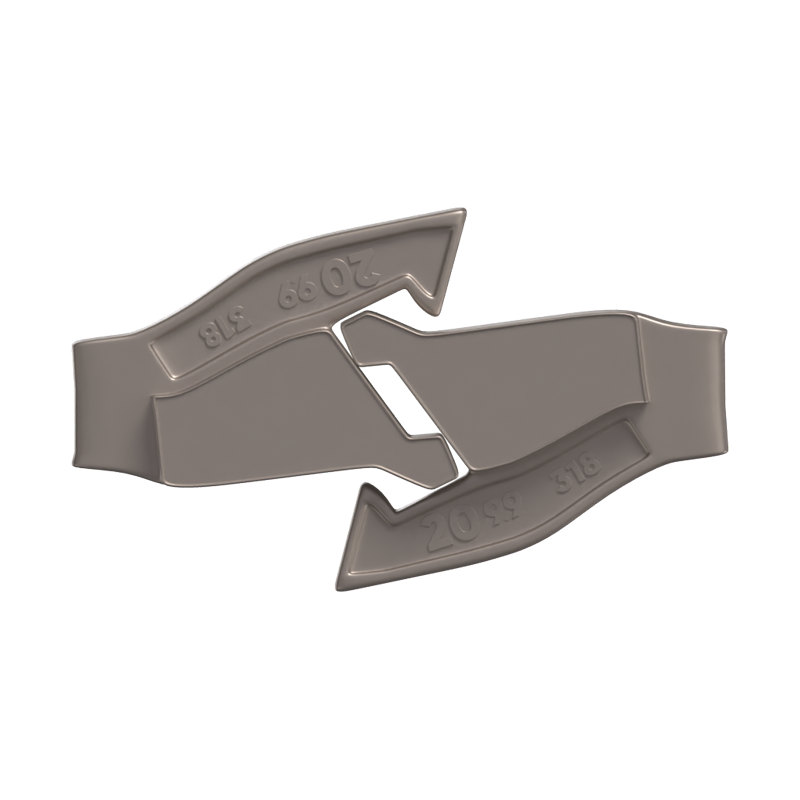 3D Train Coupler Joint 3D Graphic