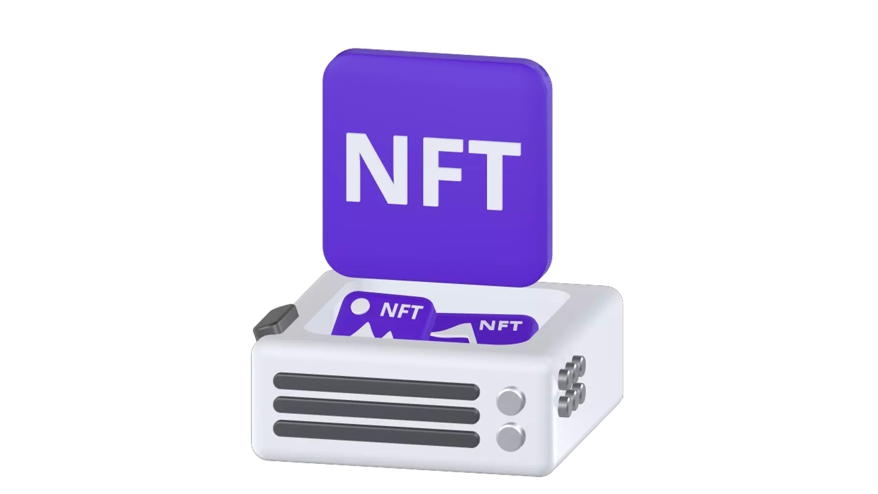 NFT Server 3D Graphic
