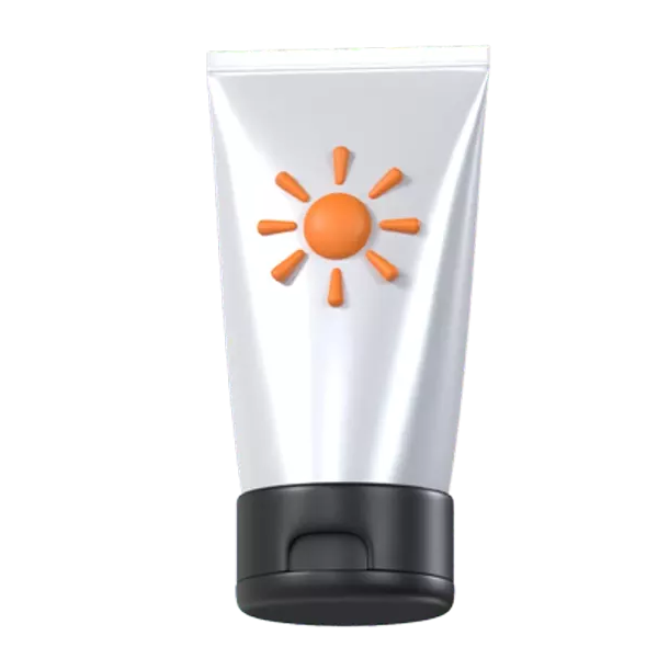 Sunblock 3D Graphic