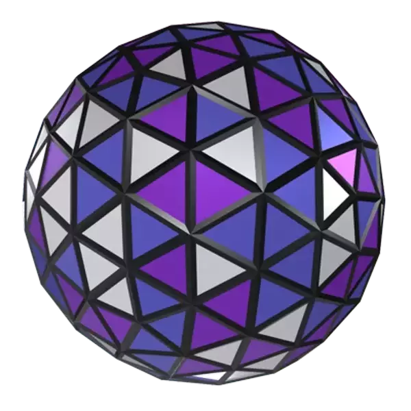 New Year Ball 3D Graphic