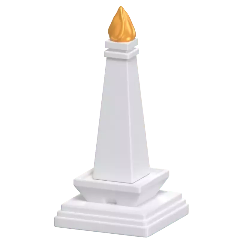 Monumento a Monas 3D Graphic