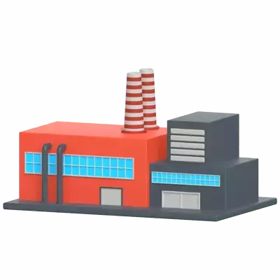 Factory 3D Graphic