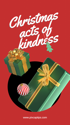Kindness of Christmas 1 3D Template