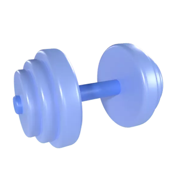 Barbell Short 3D Graphic