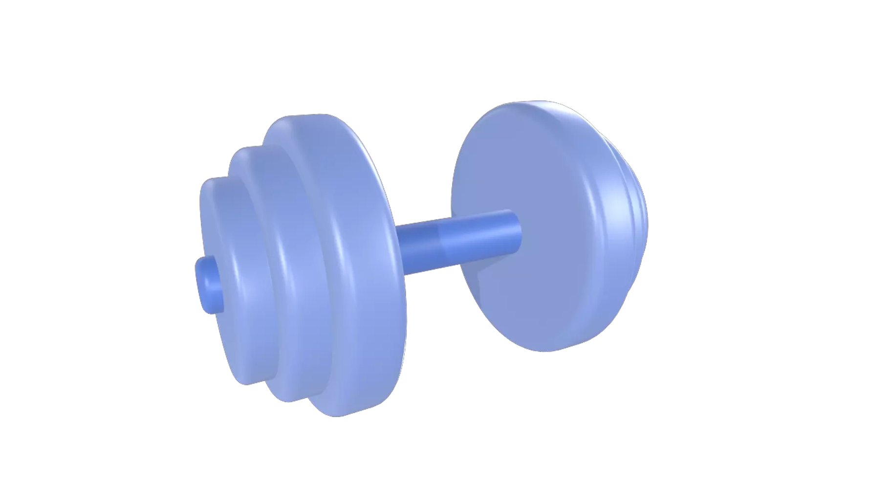 Barbell Short 3D Graphic