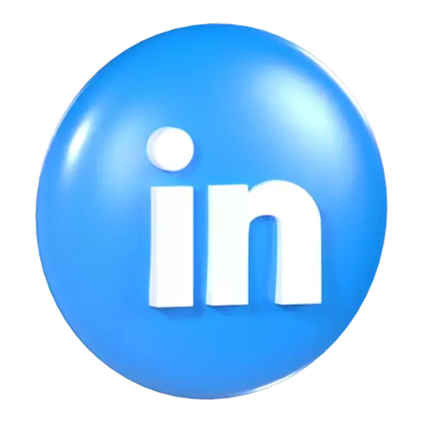 LinkedIn 3D Graphic